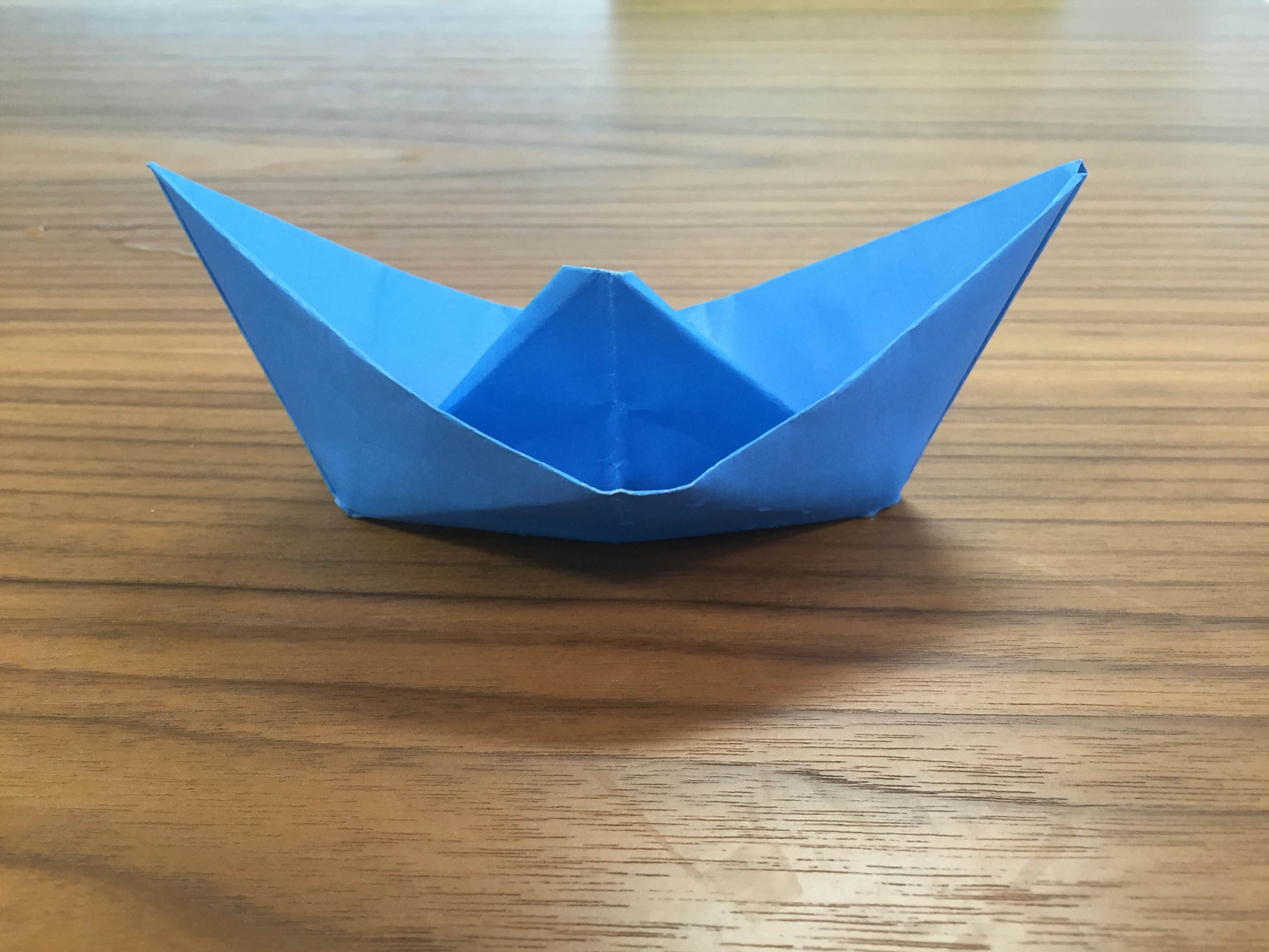 origami boat bowl