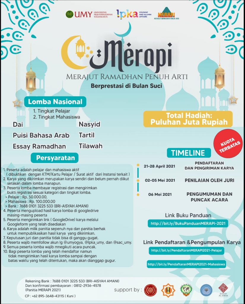 Yukk Ikut MERAPI (Merajut Ramadhan Penuh Arti)!! – LPKA UMY