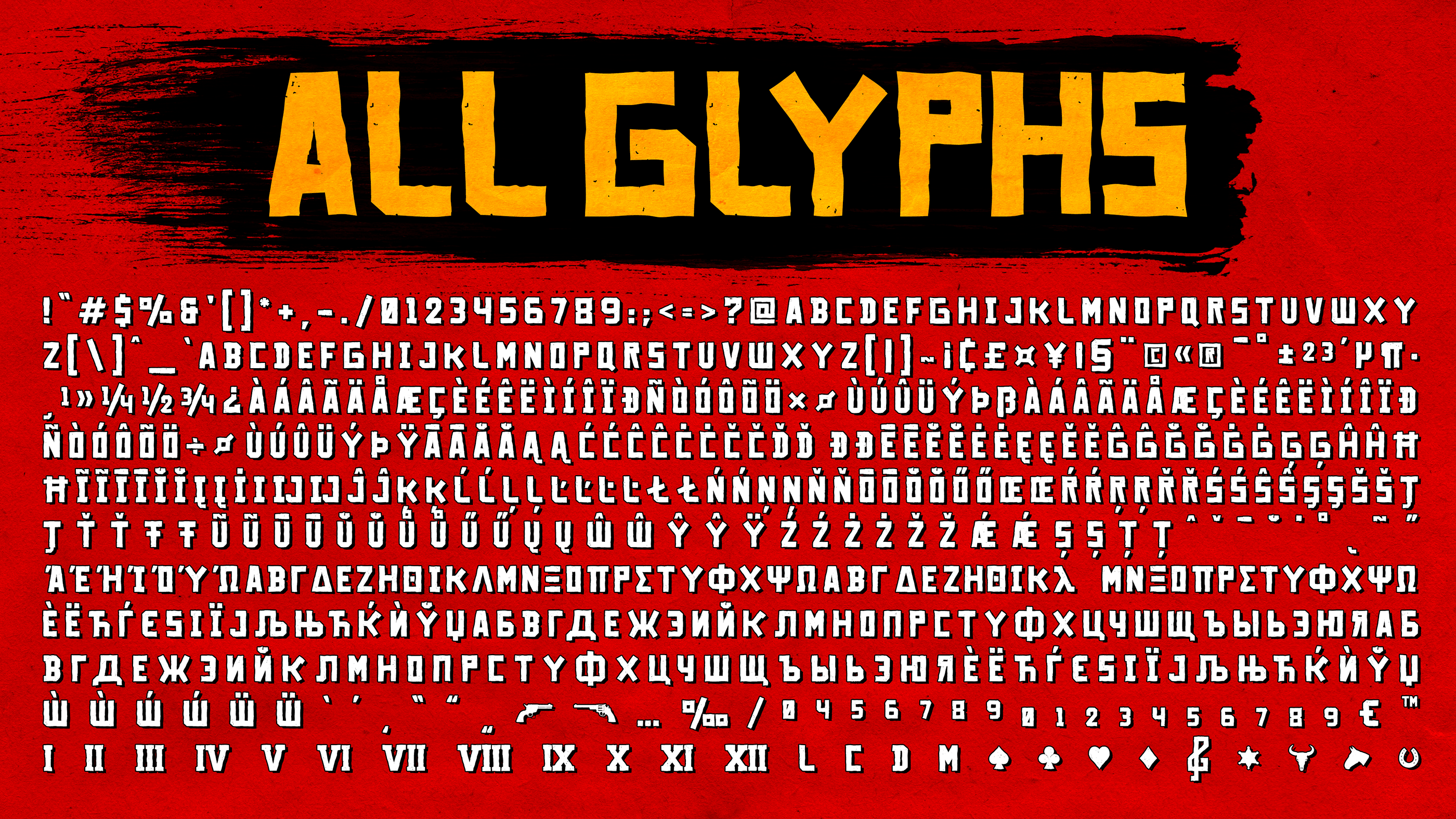 Red dead font