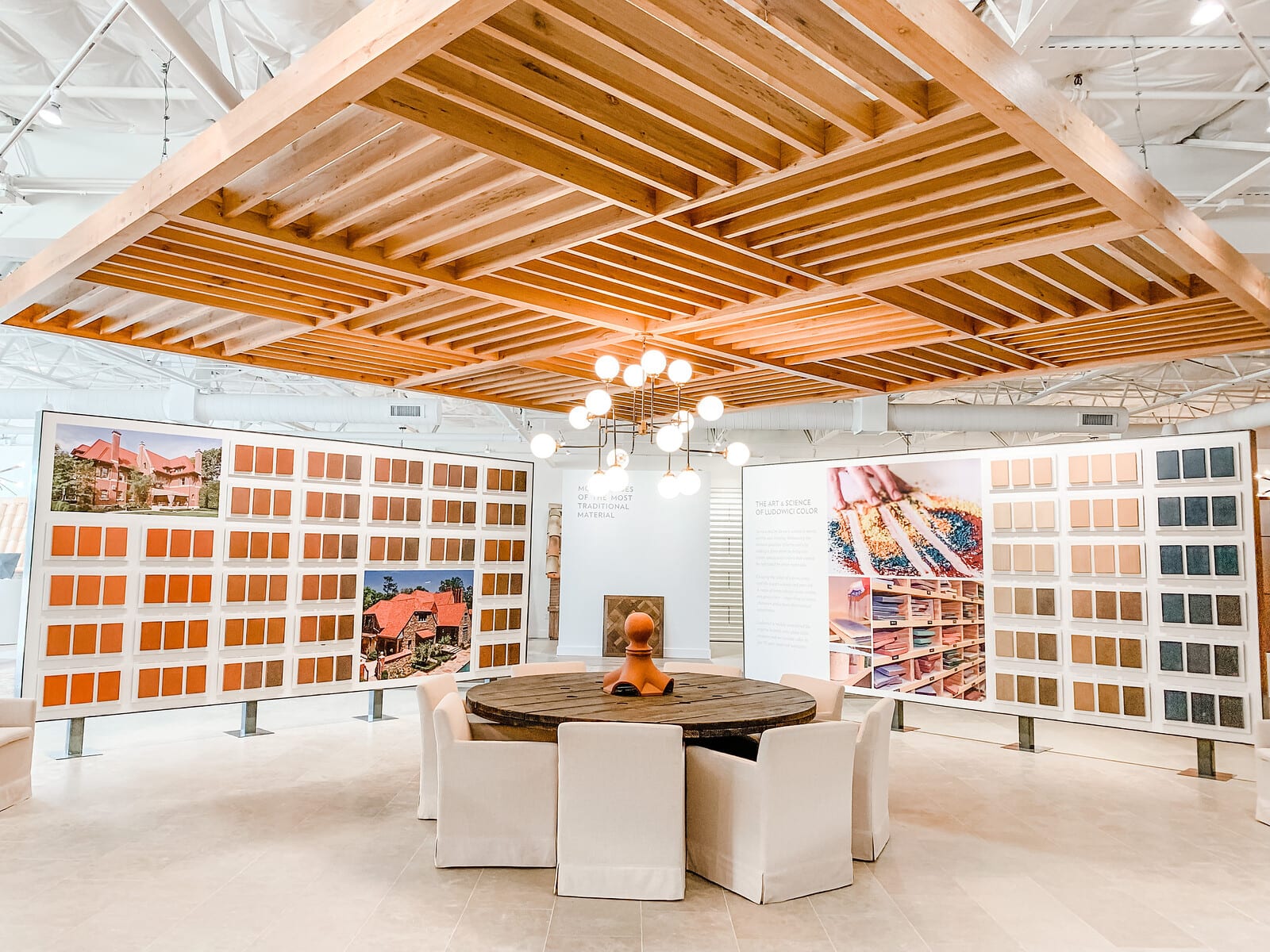 Roofing showroom ideas