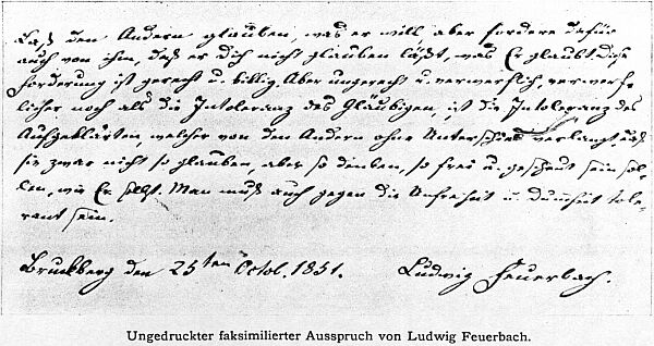 Feuerbach Zitate