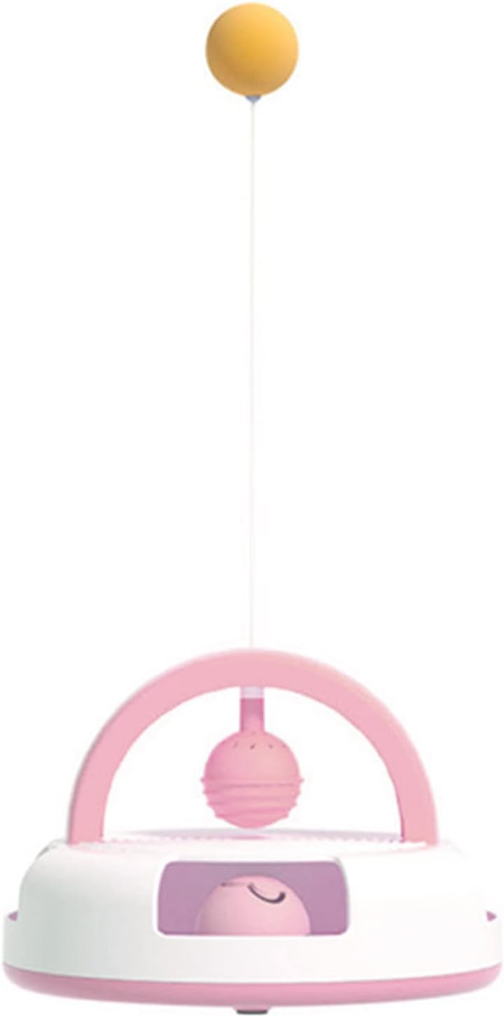 Cat Toys, Table Tennis Cat Toy with Catnips Funny Turntable Interactive Cats Self-Stimulation Cats Turntable Toy
