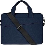 RAINYEAR Laptop Sleeve Shoulder Bag Compatible with MacBook Notebook Computer Chromebook, Polyester Messenger Bag Briefcase
