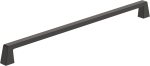 Amerock BP55284BBR | Black Bronze Cabinet Pull | 12-5/8 in (320 mm) Center-to-Center Cabinet Handle | Blackrock | Drawer Pull | Kitchen Cabinet Handle | Furniture Hardware