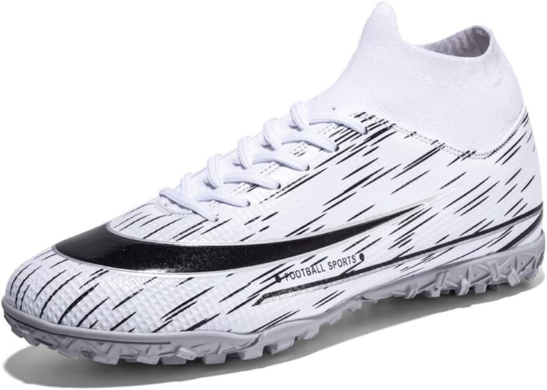 Men’s Soccer Boots Football Turf Shoes Running Walking Athletic Shoes for Outdoor/Indoor