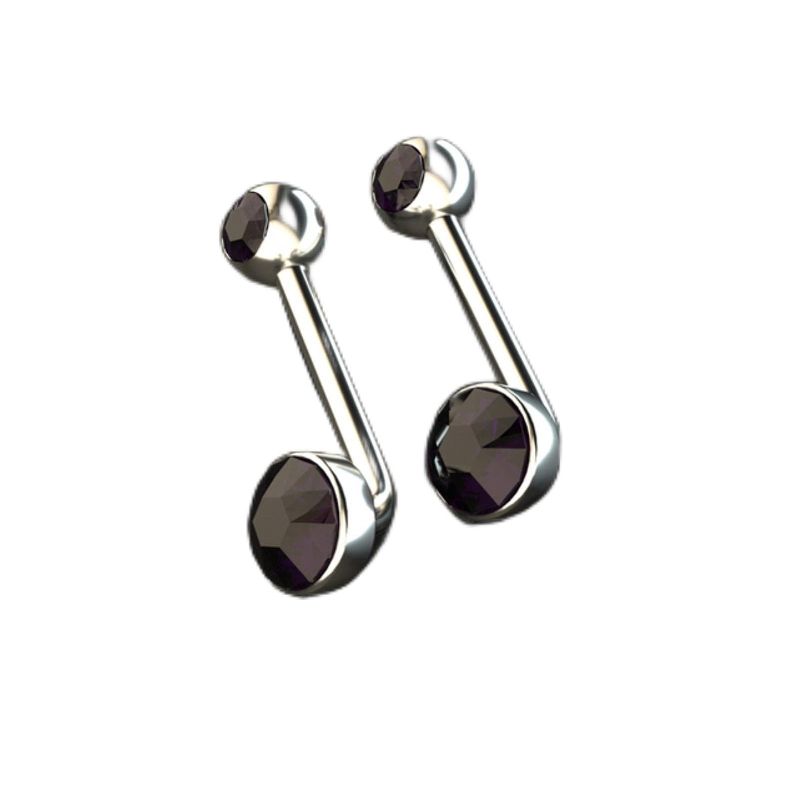 Amazon.co.jp: 1ペアチタンクリスティーナ垂直フードピアスラウンドリップリングセクシーな膣性器ピアスへそvch眉毛ピアスジュエリー :  ファッション