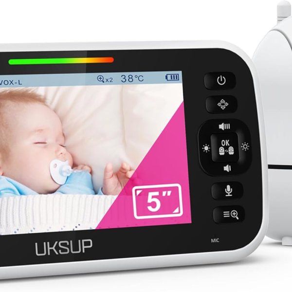 Baby Monitor with Camera and Audio- Video Baby Monitor with 960ft Long…