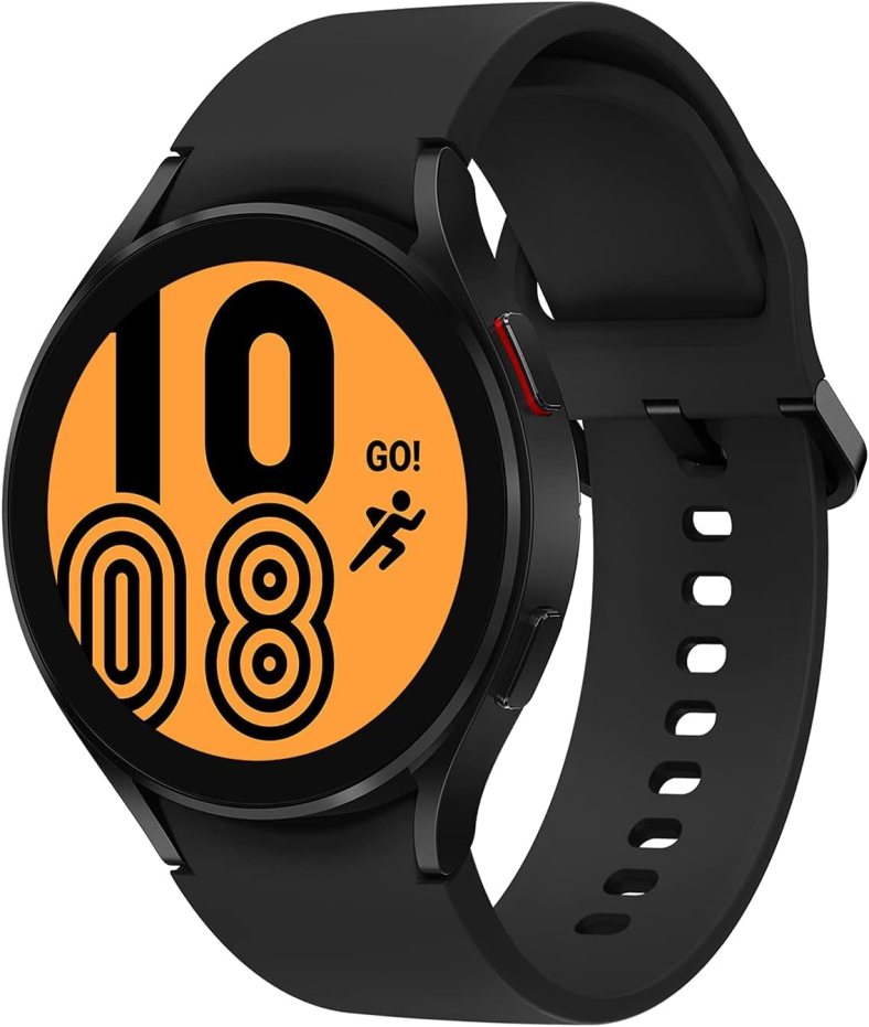 Samsung Galaxy Watch4 Smart Watch, Health Monitoring, Fitness Tracker, Long Lasting Battery, Bluetooth, 44mm, Black (UK Version) (Renewed) Samsung Galaxy Watch4 Smart Watch, Health Monitoring, Fitness Tracker, Long Lasting Battery, Bluetooth, 44mm, Black (UK Version) (Renewed)