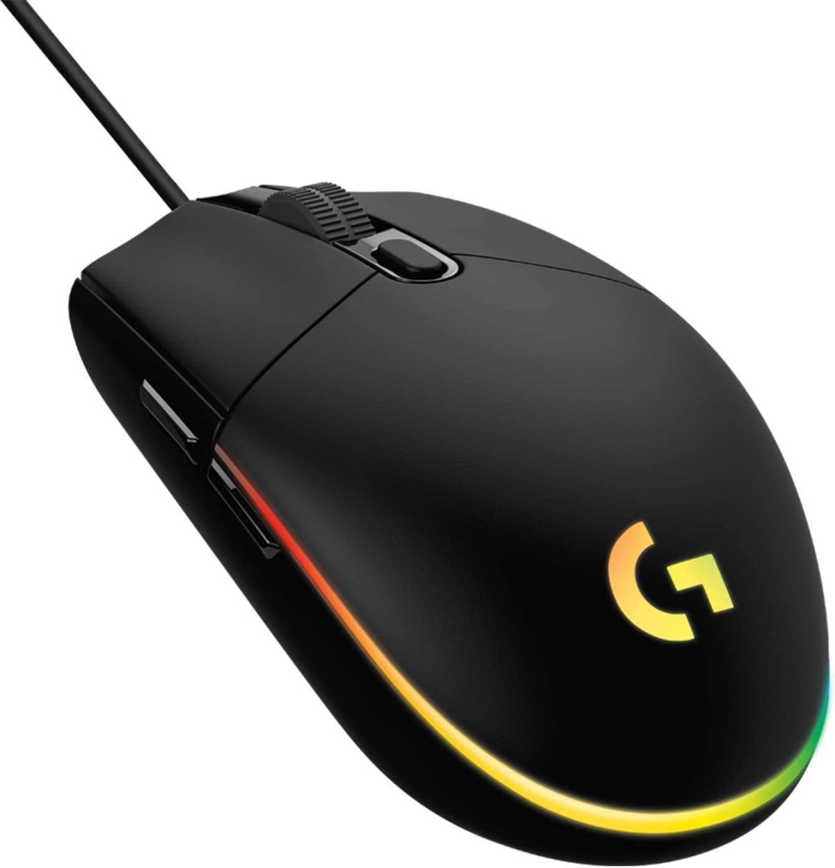 Logitech G203 LIGHTSYNC Wired Gaming Mouse, 8,000 DPI, Rainbow Optical…