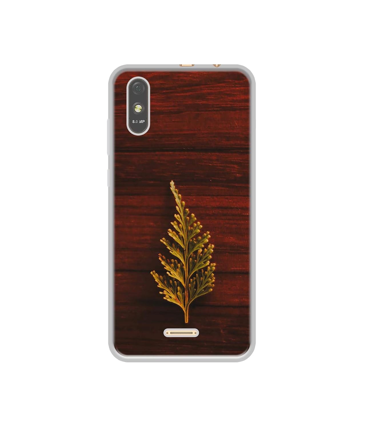 Amazon Brand – Solimo Designer Leaf on Wood UV Printed Soft Back Case Mobile Cover for Lava Z61 Pro Amazon Brand – Solimo Designer Leaf on Wood UV Printed Soft Back Case Mobile Cover for Lava Z61 Pro