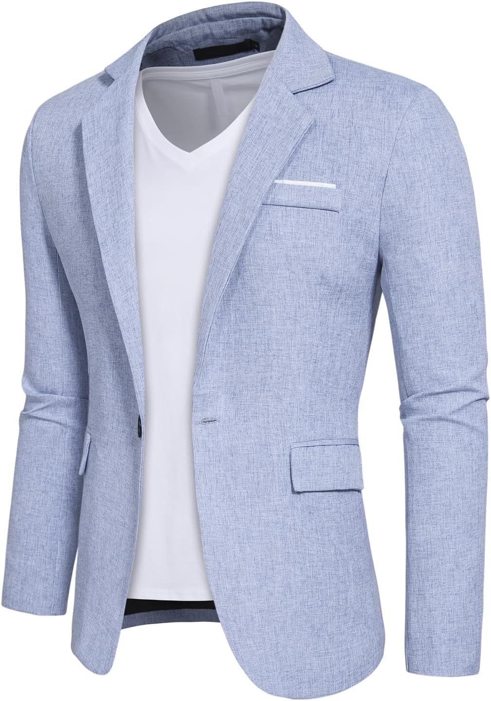Mens Casual Blazer Suit Jacket Stylish Sport Coats 1 Button Lightweight Notched Lapel Blazers for Daily Mens Casual Blazer Suit Jacket Stylish Sport Coats 1 Button Lightweight Notched Lapel Blazers for Daily