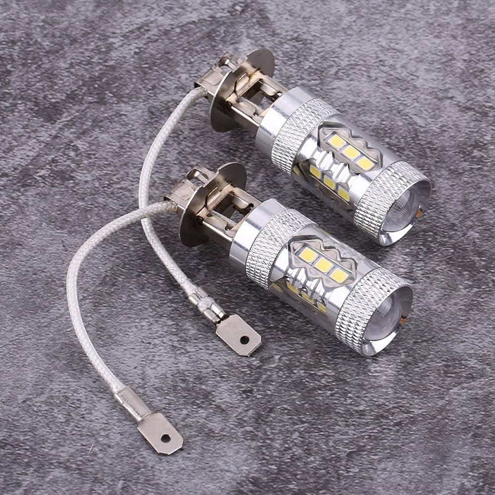 voor led lamp h3 100w long range 2 stks H1 H3 12V-24V 80W Auto High Power LED Mistlamp Dagrijverlichting Lampen H1 led lamp H3 led lamp mistlamp auto ...