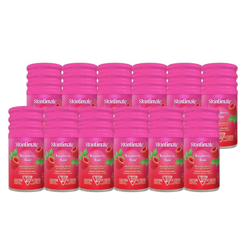 Skintimate Signature Scents Moisturizing Shave Gel for Women Raspberry Rain with Vitamin E and Olive Butter – 2.75 Ounce (Pack of 12) Skintimate Signature Scents Moisturizing Shave Gel for Women Raspberry Rain with Vitamin E and Olive Butter – 2.75 Ounce (Pack of 12)