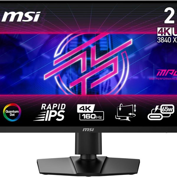 MSI MPG274URF QD 27-inch 3840 x 2160 (UHD) Computer Monitor, 160Hz, Ad…