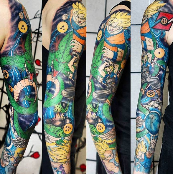 35 Insanely Awesome Dragon Ball Z Tattoos Fans Will Love 592_x_587_png