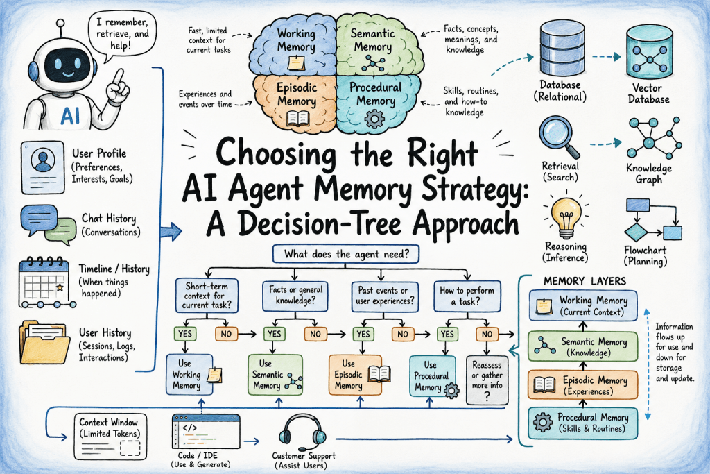 Selecting the Proper AI Agent Reminiscence Technique: A Determination-Tree Strategy Selecting the Proper AI Agent Reminiscence Technique: A Determination-Tree Strategy