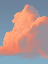 как рисовать облака в фотошопе