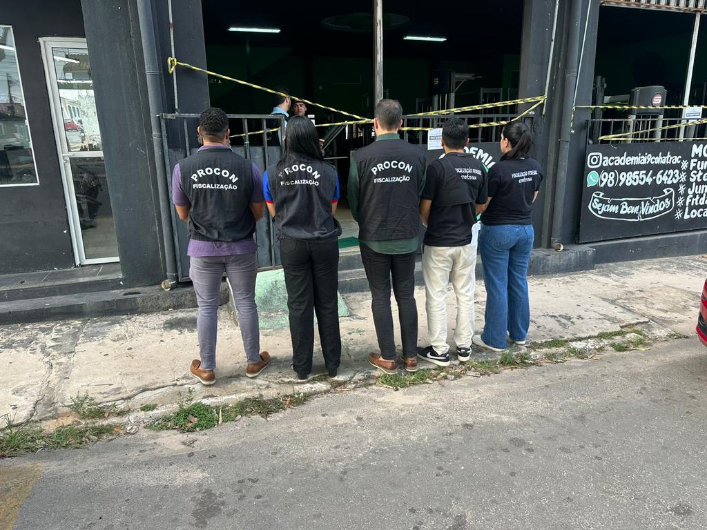 Academia de ginástica e escola de natação são interditadas em São Luís pelo Procon e Conselho de Educação Física