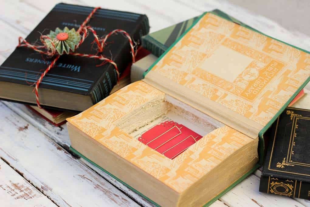 Diy Gift Box Made From A Vintage Book Make Do Crew