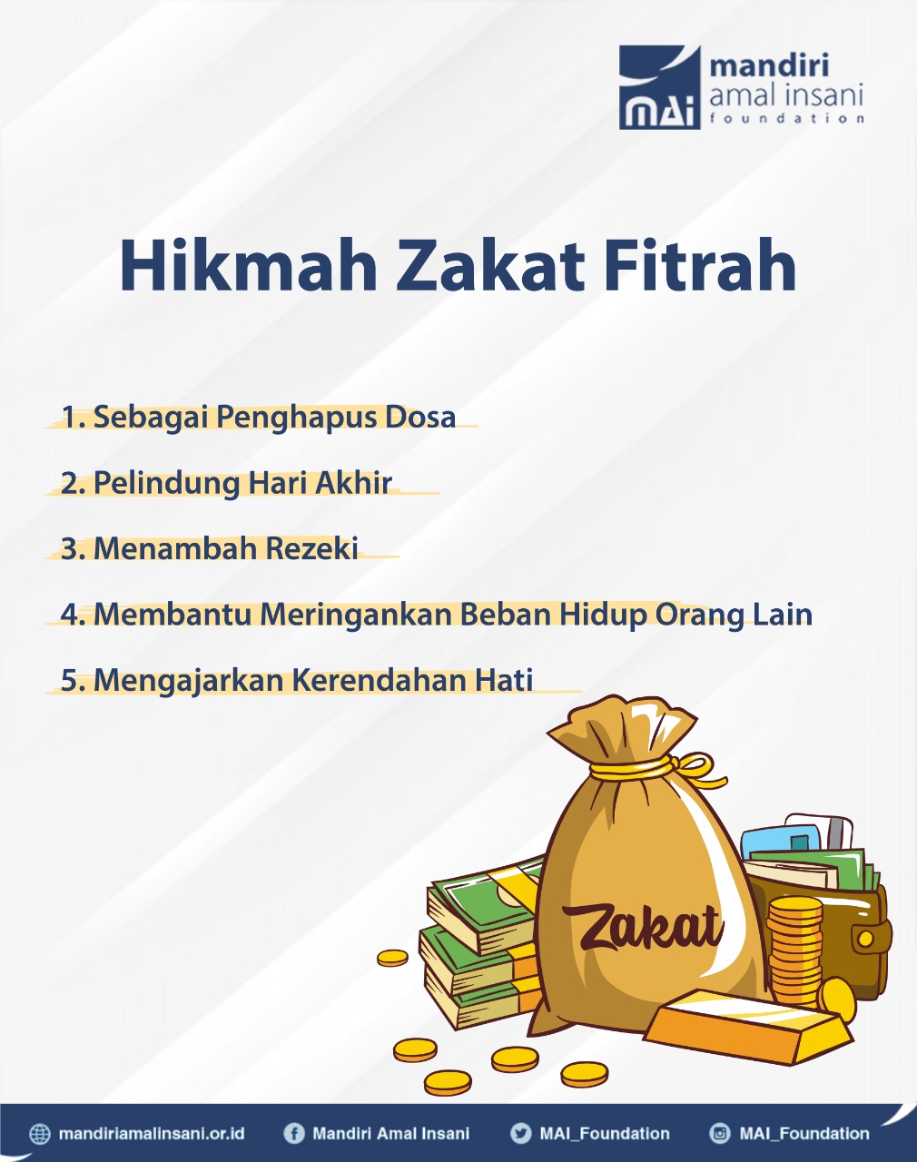 Hikmah Zakat Fitrah - Badan Amil Zakat - MAI Foundation