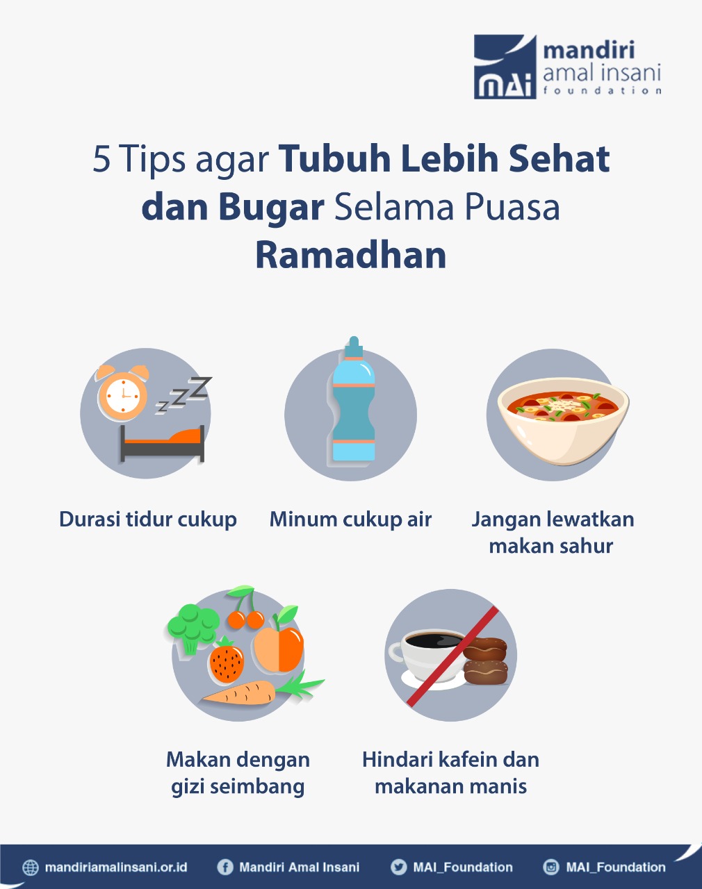 5 Tips Agar Tubuh Lebih Sehat Selama Puasa Ramadhan - Badan Amil Zakat -  MAI Foundation
