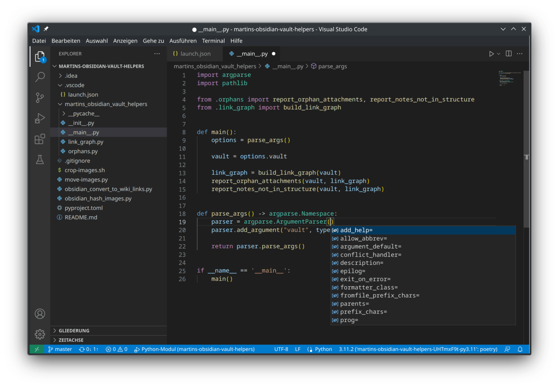 Json vscode