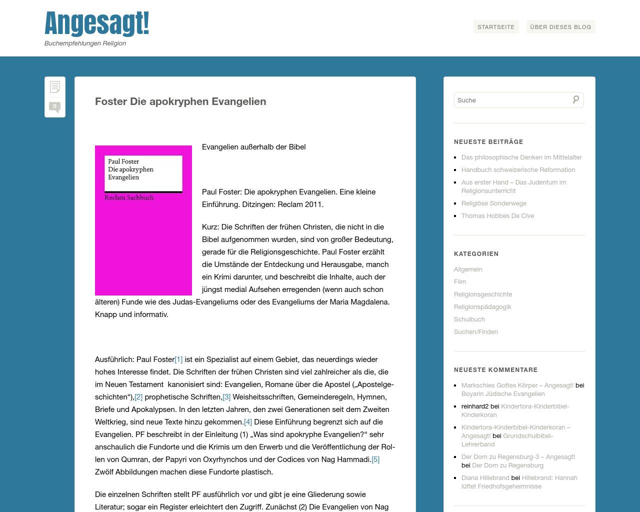 Paul Foster Die Apokryphen Evangelien Material