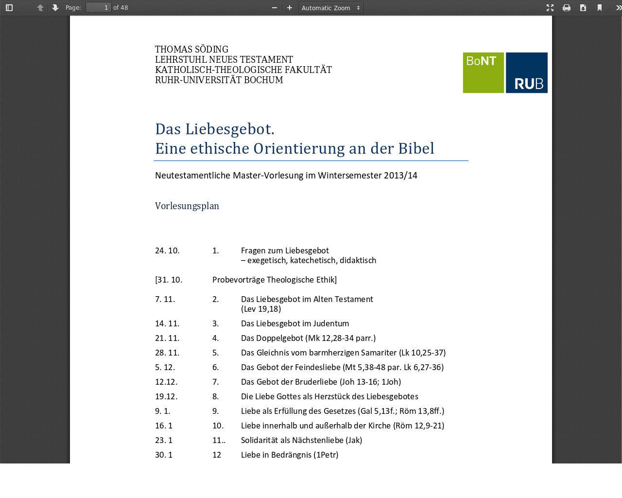 Feindesliebe Archive Material