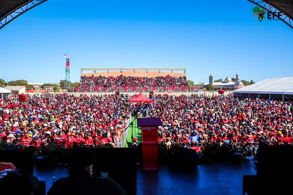 EFF supporters gather in Kimberley to celebrate 11th anniversary