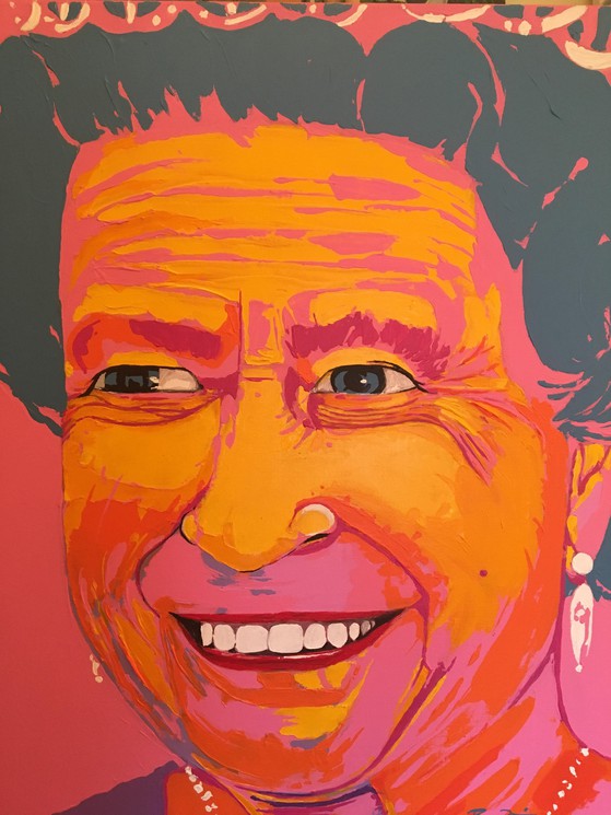 Queen Elizabeth Ii By Rita Hisar 2017 Painting Artsper 1091709
