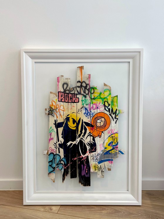 Banksy Vs Kenny By Onemizer 2020 Painting Artsper 1214346