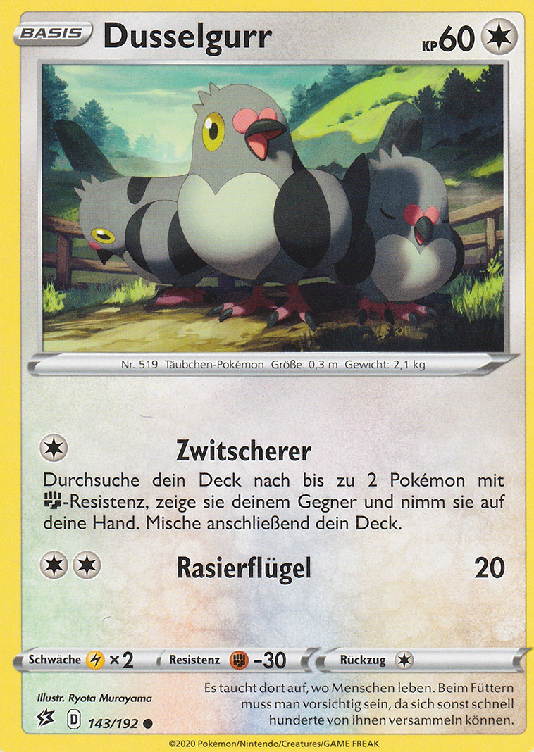 Pokemon Clash der Rebellen Zamazenta ThemendeckPromokarte DeckDEOVP. Pokemon dusselgurr