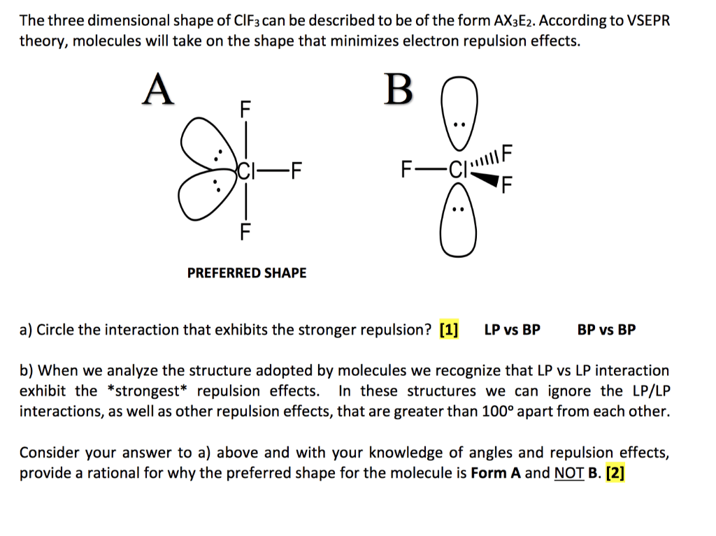 What Is The Molecular Shape Of Cif3