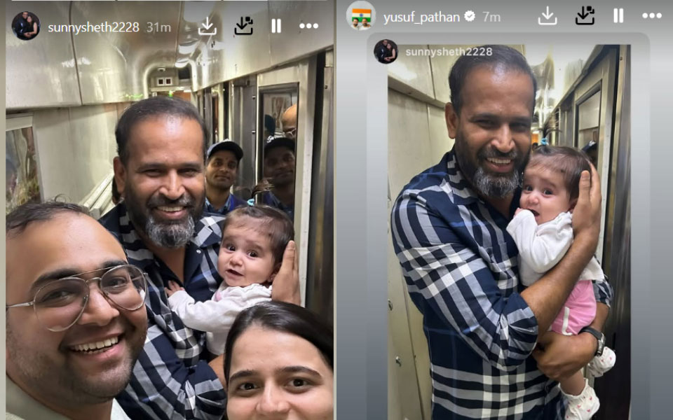 Yusuf Pathan wins hearts with humble gesture during train journey from Mumbai