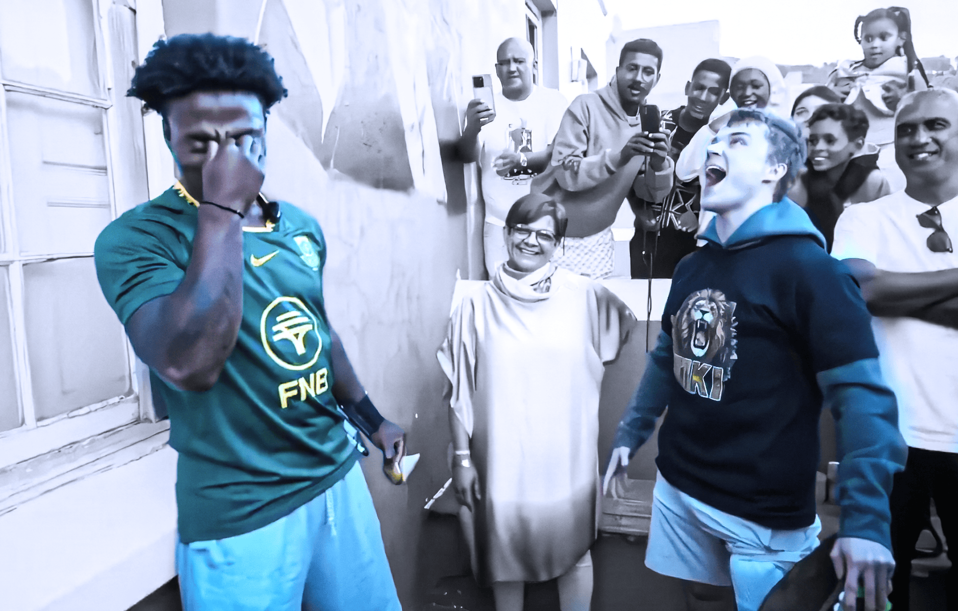 White Speed followed iShowSpeed to Africa: Is he a forced plant, an just an overzealous fan?