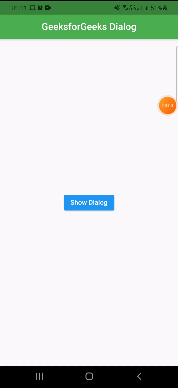 Flutter Creating Dialog In Using Getx Library Geeksforgeeks