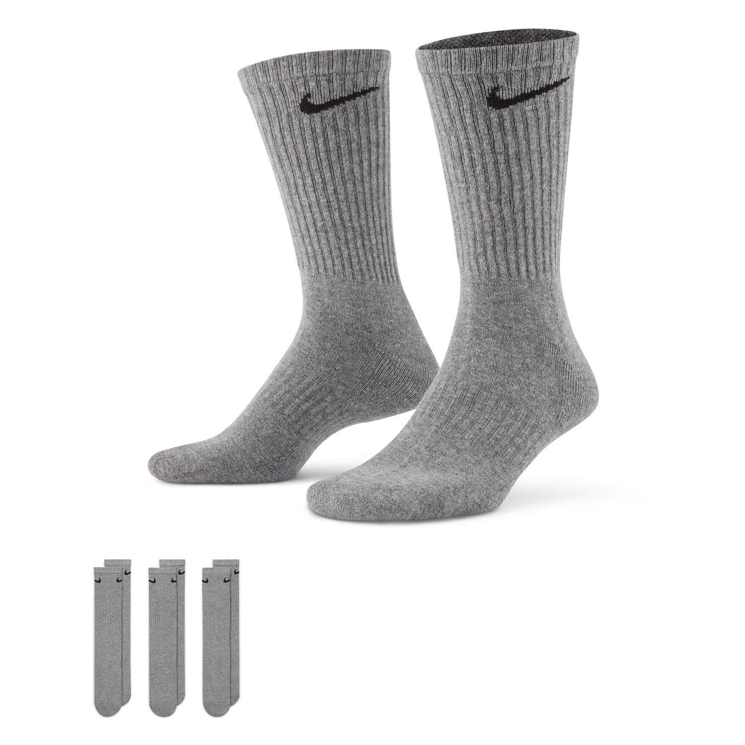 3-Pack Nike Men’s Everyday Cushion Crew Training Socks 