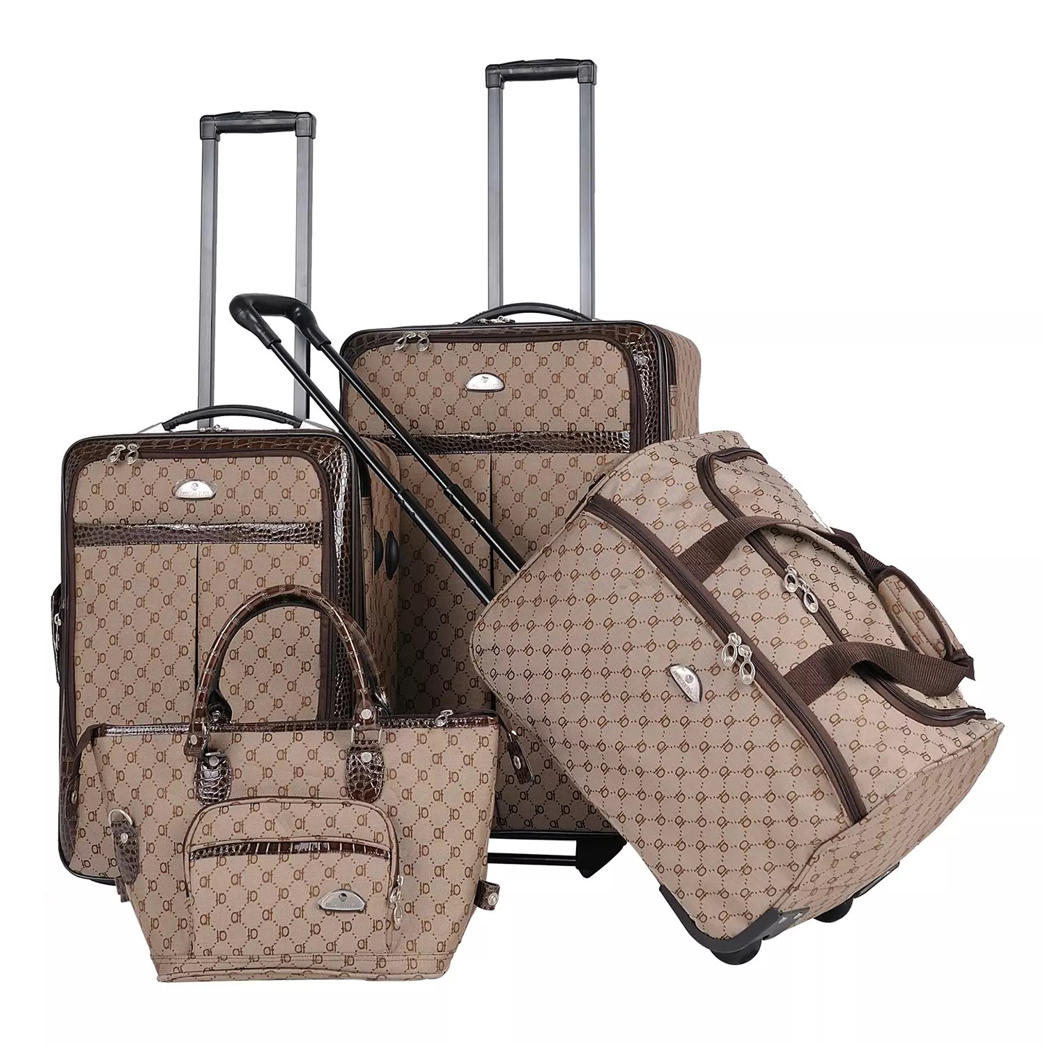 5.99 American Flyer AF Signature 4-Piece Luggage