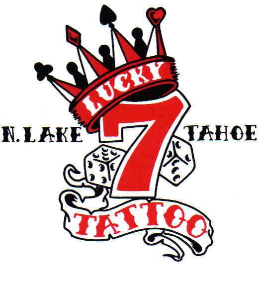 Lucky7Logo White From Lucky 7 Tattoo & Piercing In Kings Beach, Ca 96143 569_x_525_jpg