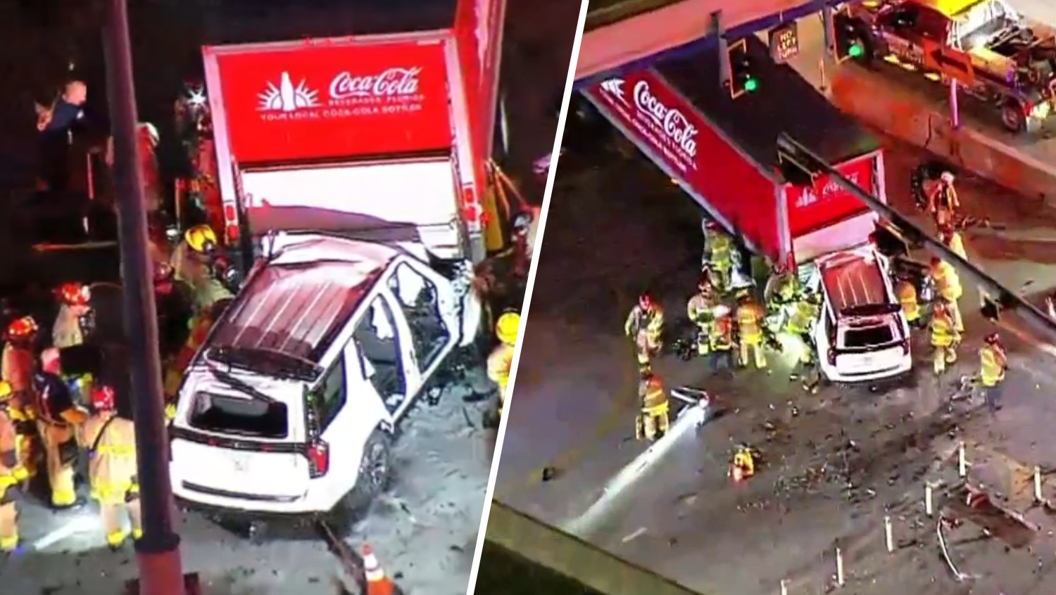 Driver Rescued After Rear-Ending Tractor-Trailer On I-95