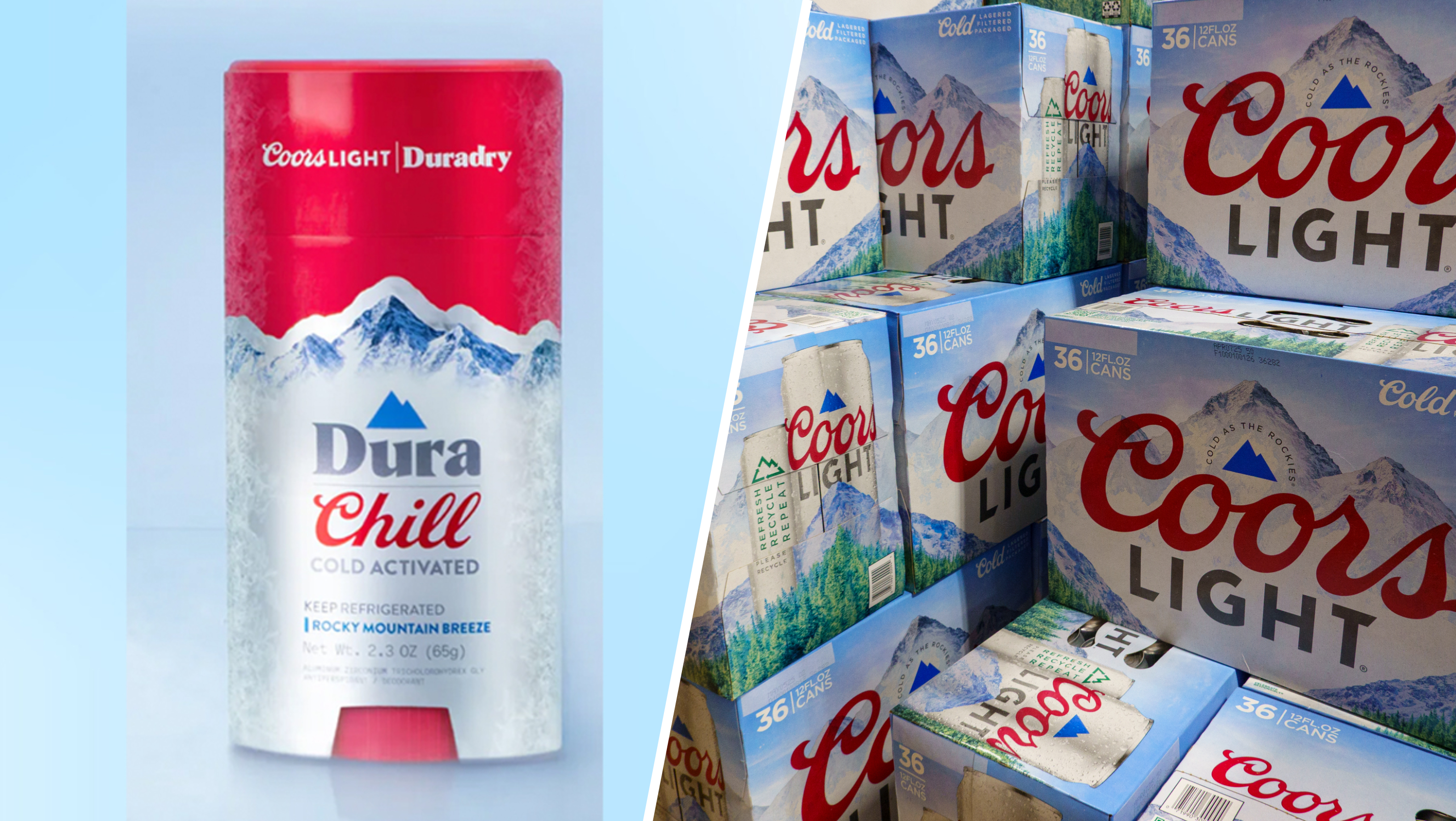 Coors Light Launches Chilled Deodorant