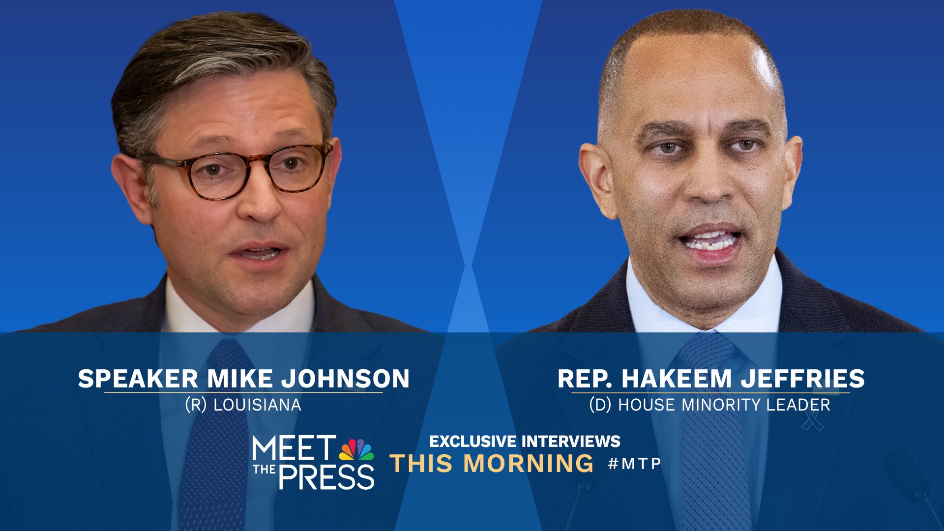 ‘Meet the Press’ options unique interviews with Speaker Johnson, Rep. Jeffries forward of Inauguration