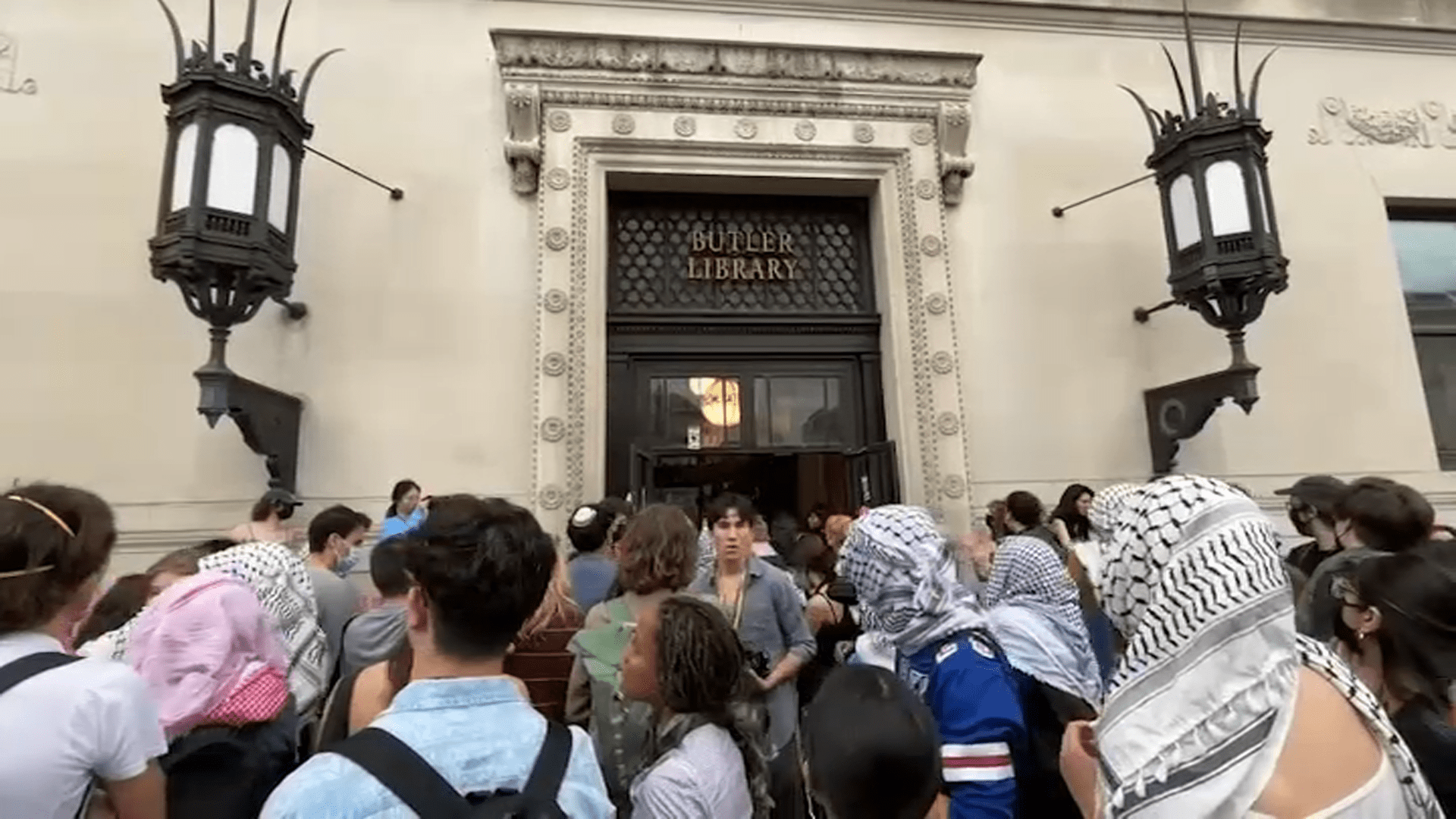 Columbia suspends over 65 college students after pro-Palestinian protest in library