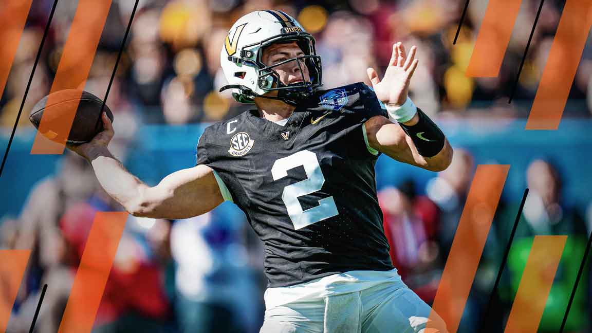 Diego Pavia, de madre española y finalista del Heisman, buscará su hueco en la NFL