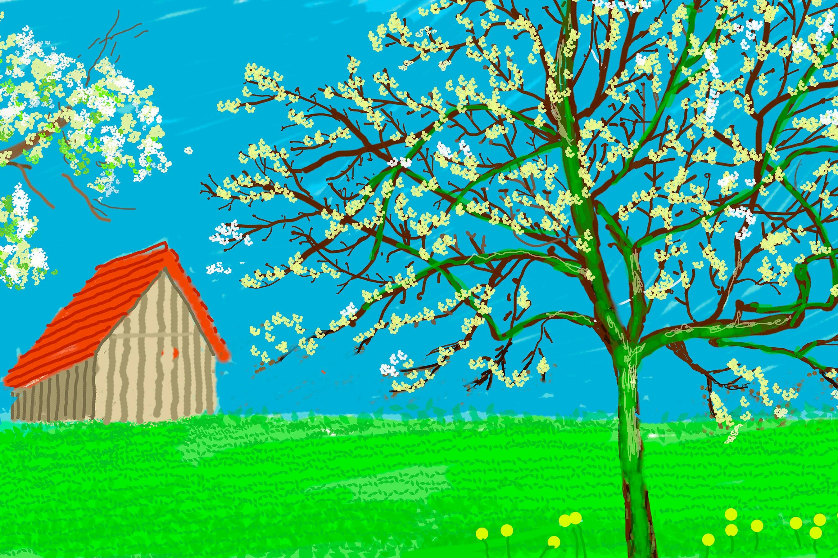 David Hockney A Year In Normandie Musee De L Orangerie Art A Paris