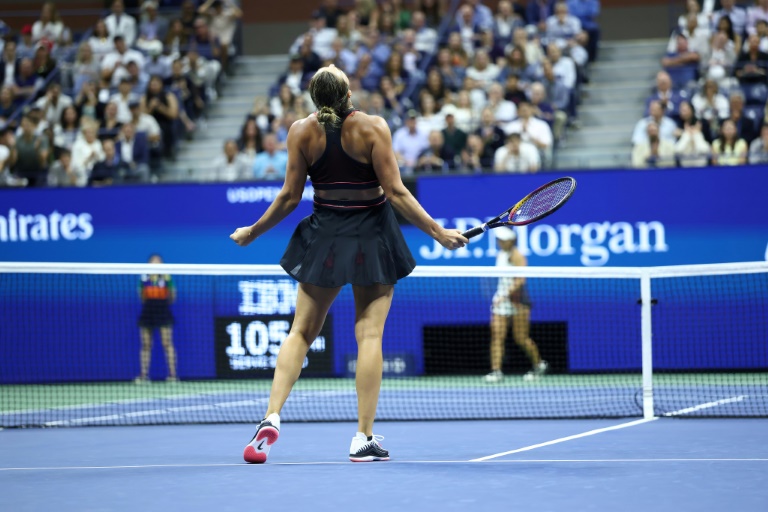 Battling Sabalenka holds off Pegula to reach US Open final