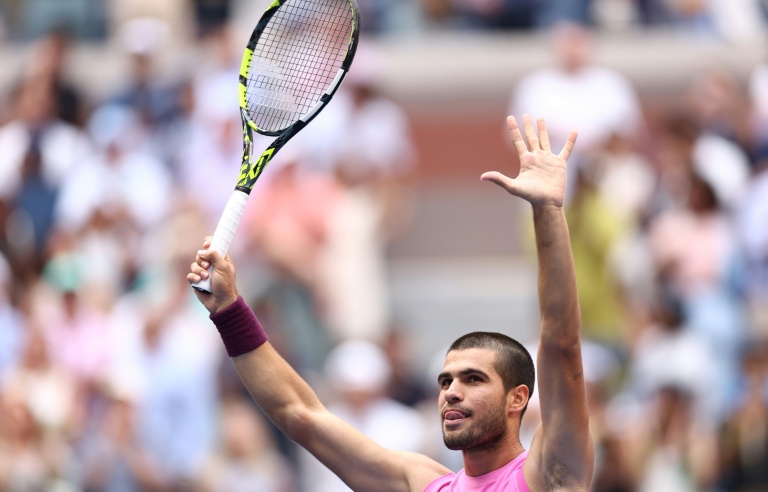 Alcaraz downs Djokovic to punch US Open final ticket