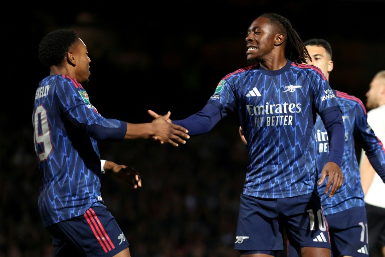 Eze nets first goal as Arsenal join Man City in League Cup last 16