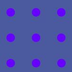 Dotty optical illusion shows purple is different from other colours