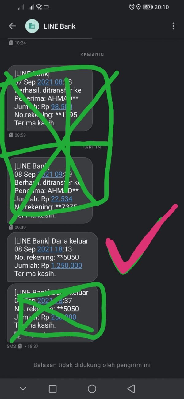 Gagal Tarik Tunai di ATM BNI Menggunakan Kartu Debit LINE Bank (Hana Bank)  - Media Konsumen
